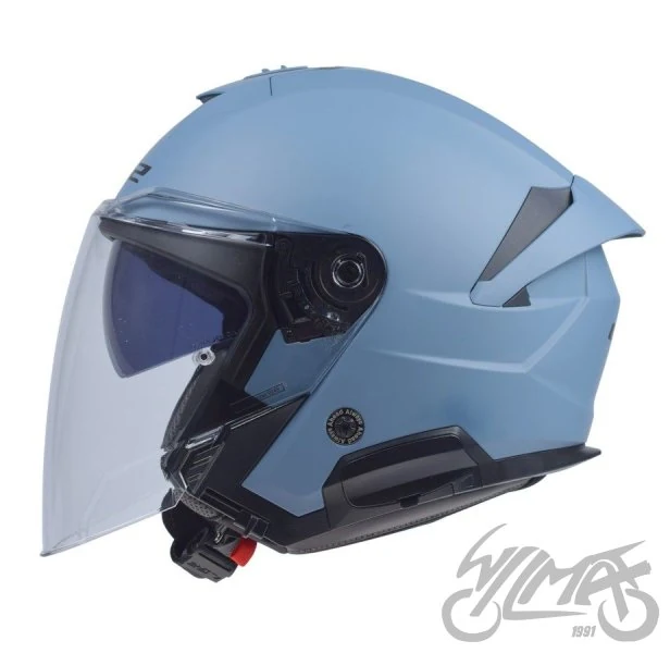 Kask LS2 OF618 Verso II Solid Misty Blue — XS — ujęcie 2