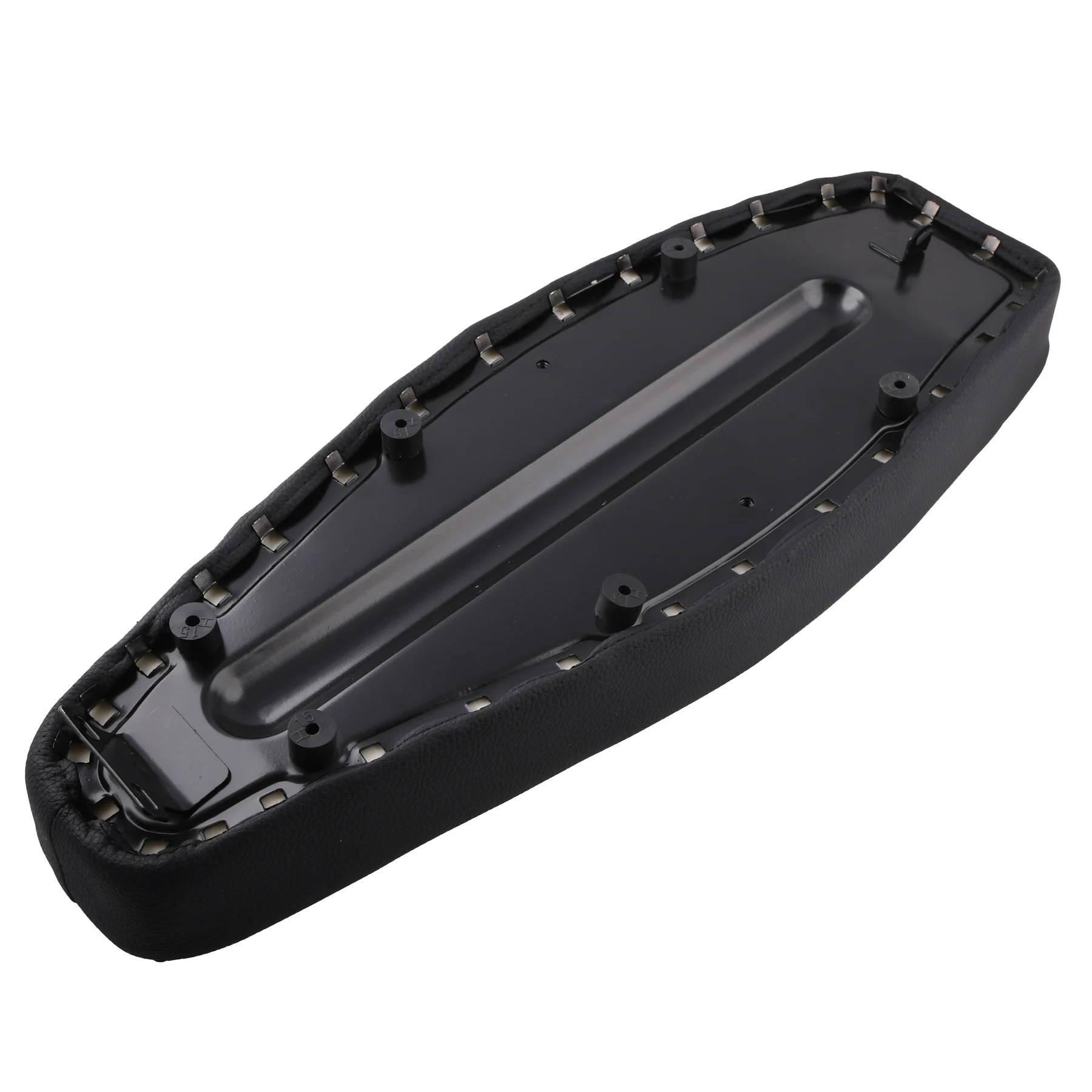 Siedzenie Simson S50 S51 S70 tuning pikowane double line czarne + czarne szwy DPR Performance — ujęcie 5