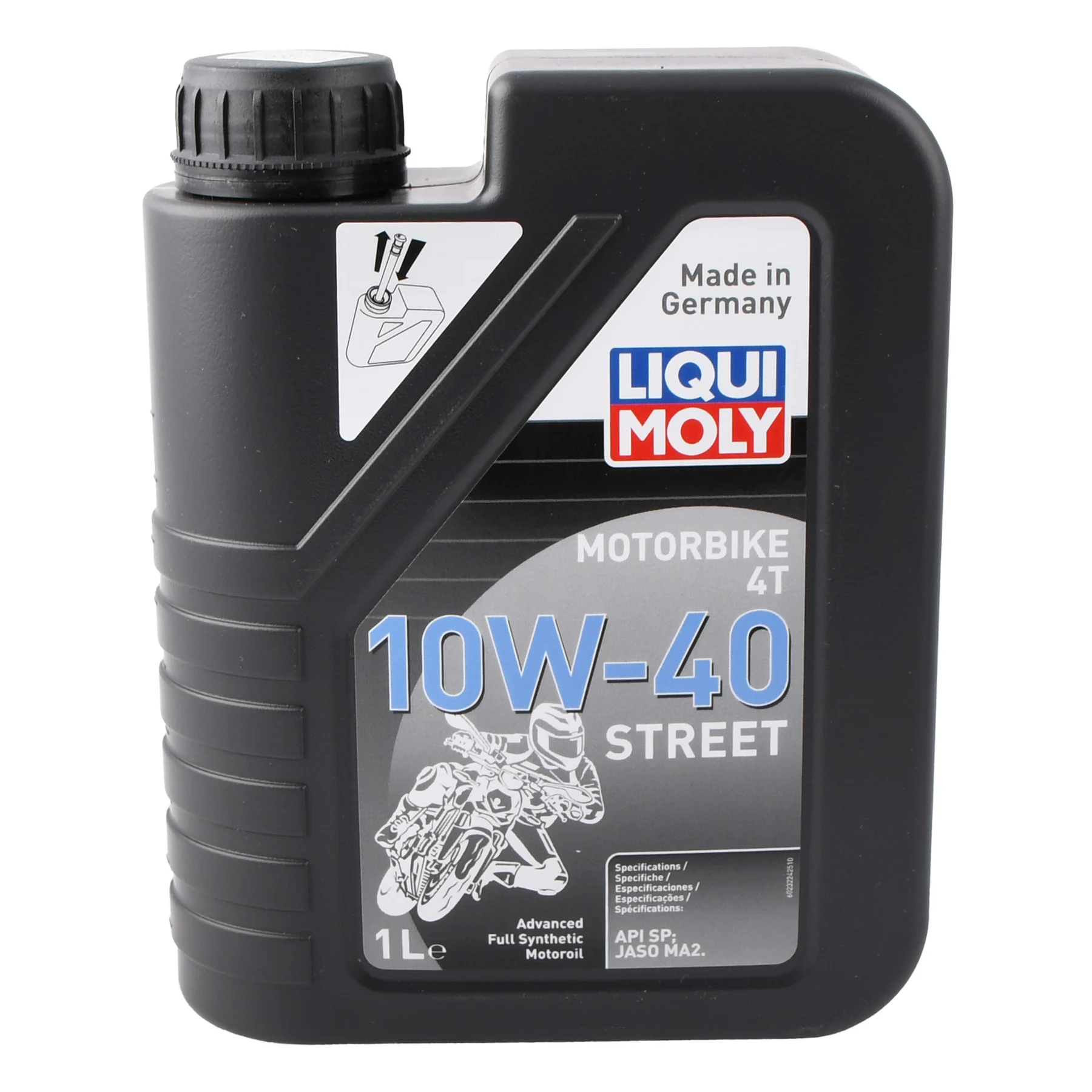 Olej motocyklowy LIQUI MOLY Motorbike 4T Street 10W-40, API SP, 1 l