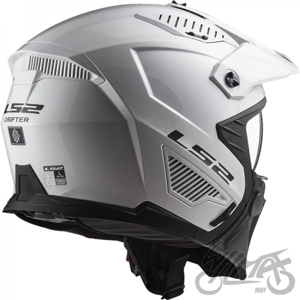 Kask LS2 OF606 Drifter Solid White-06 — rozmiar 3XL — ujęcie 4