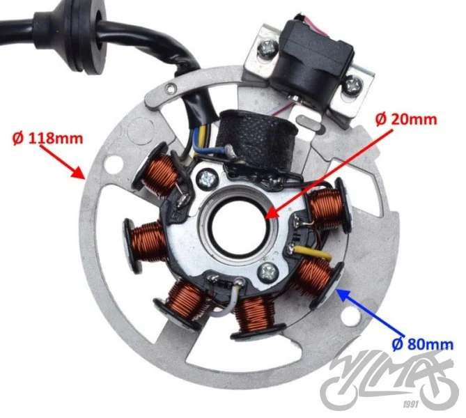 Stator 7 cewek do Yamaha Jog 50 — ujęcie 2
