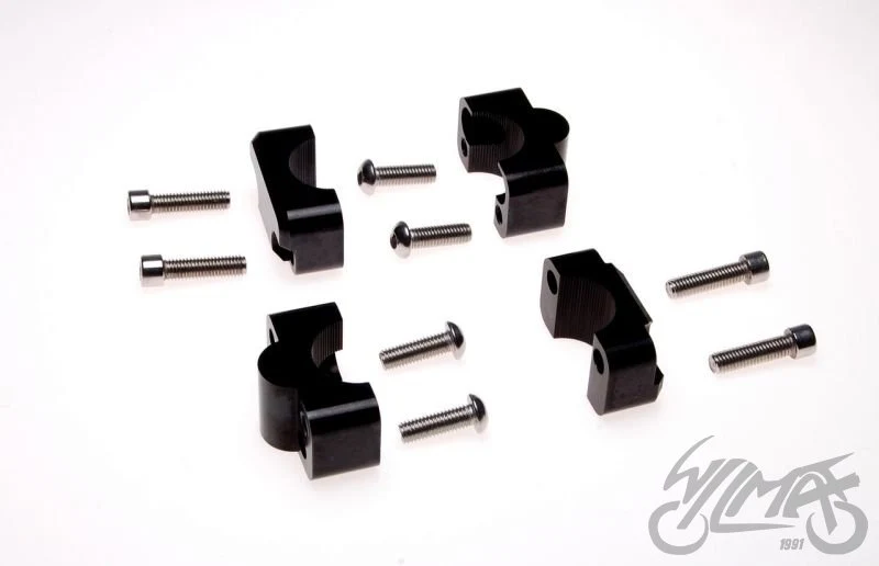Aluminiowe mocowania kierownicy Enduro 28,5 / 22 mm — komplet — ujęcie 4