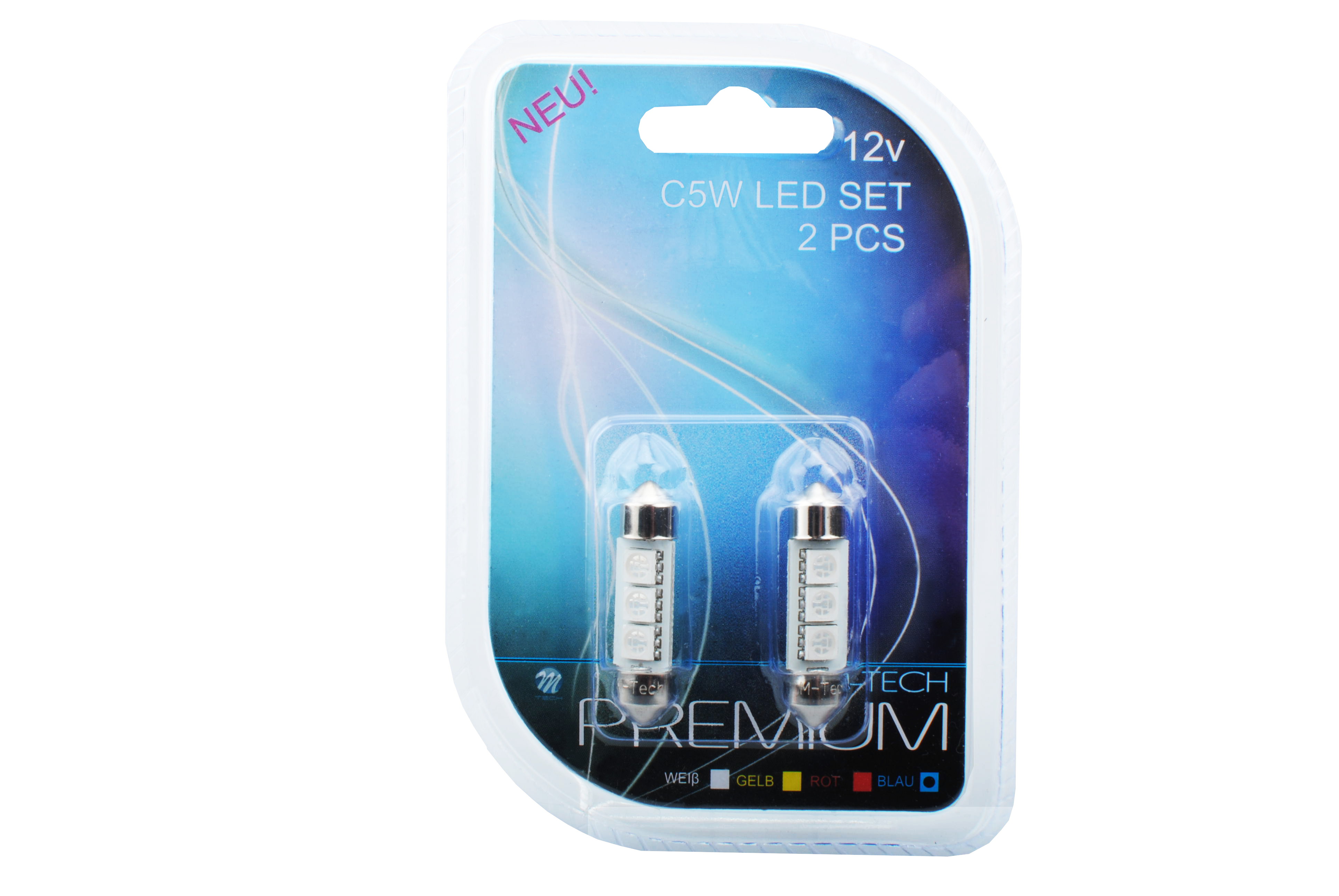 Żarówka LED C5W 36 mm 6-SMD 5050 CANBUS nie M-Tech LB310B — ujęcie 3