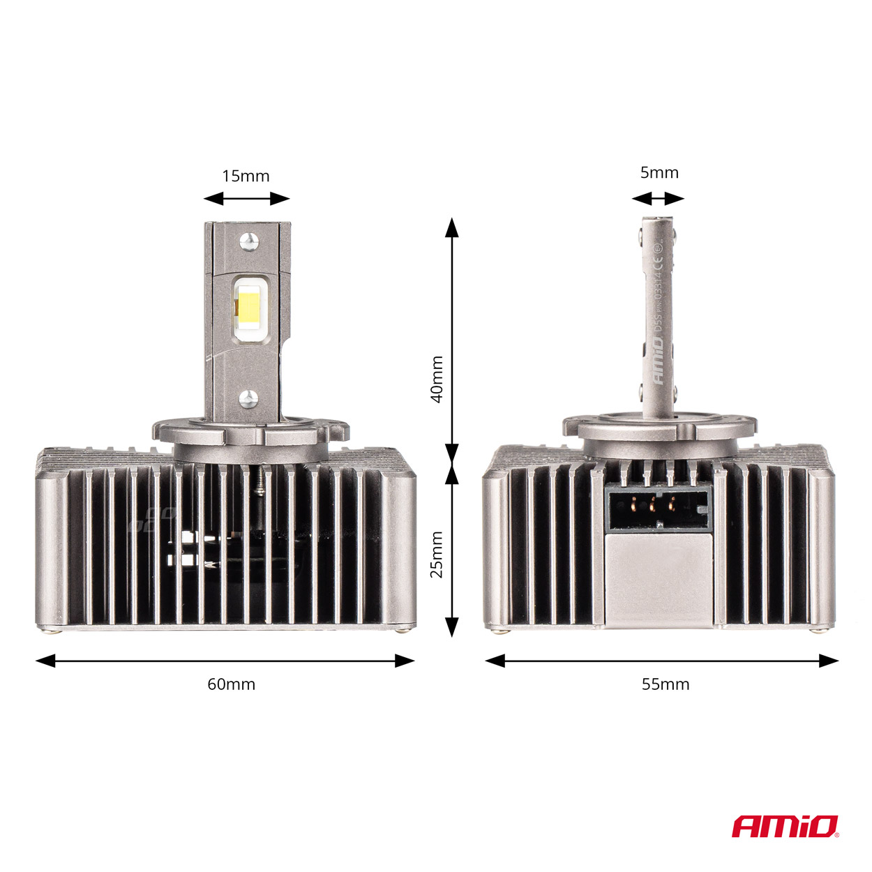 Żarówki żarniki LED seria XD D5S 6500K Canbus — ujęcie 3
