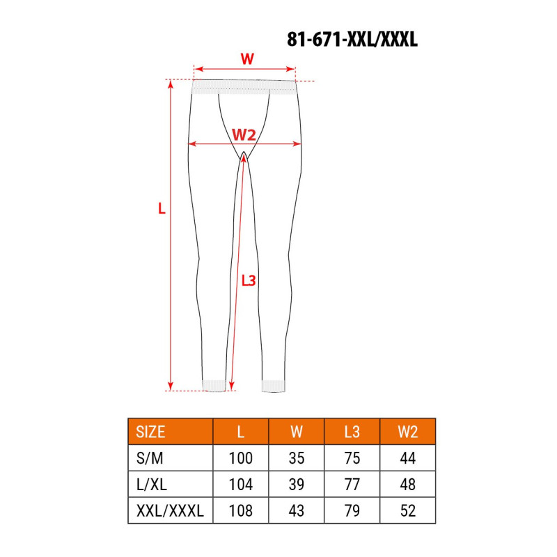 Kalesony termoaktywne Basic, L/XL NEO TOOLS 81-671-L/XL — ujęcie 2