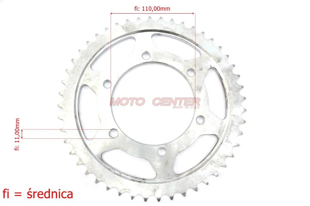 Zębatka tył 530 48Z 110 mm Kawasaki Suzuki Yamaha — ujęcie 2