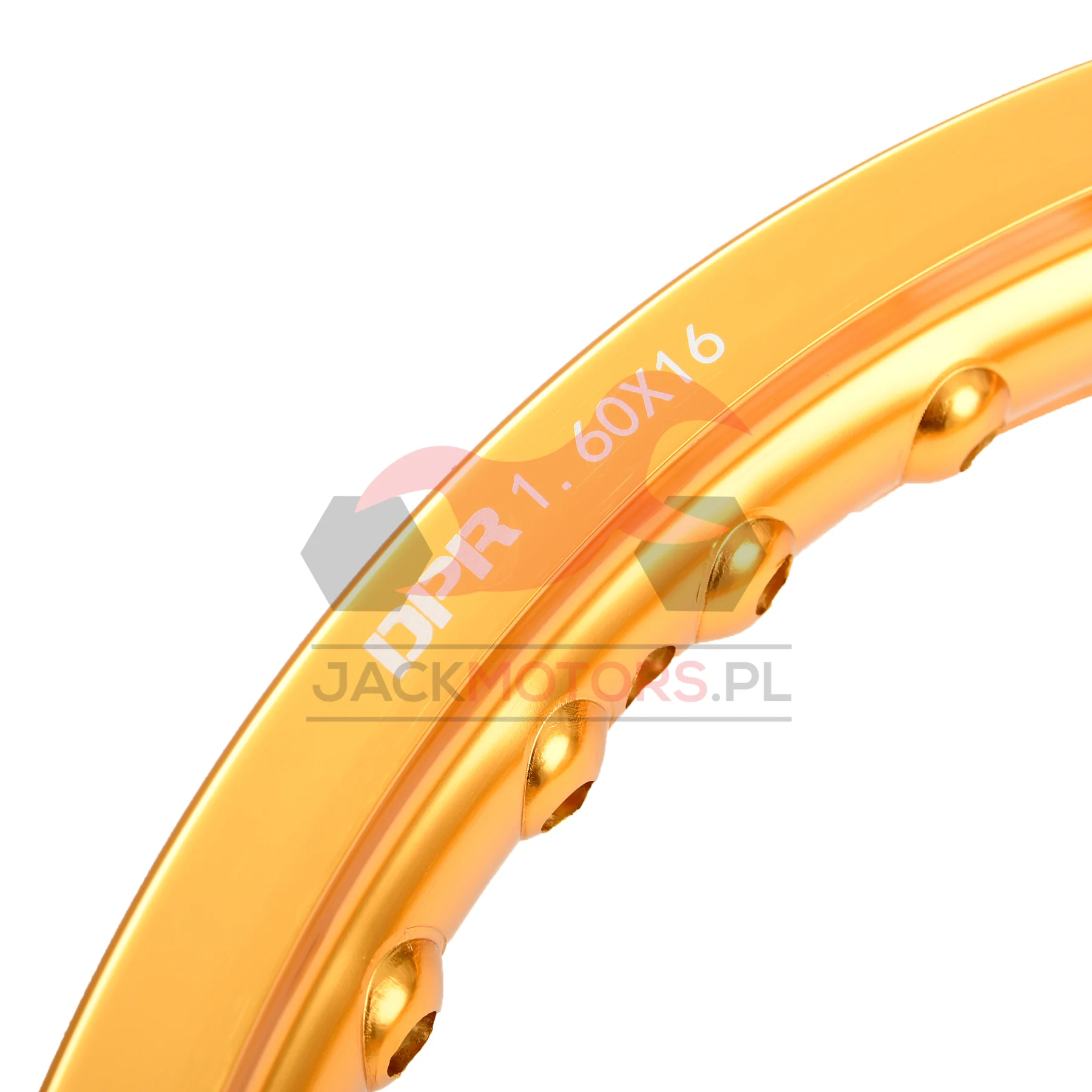 Obręcz koła Simson 1,60 × 16 aluminiowa złota DPR Classic — ujęcie 3