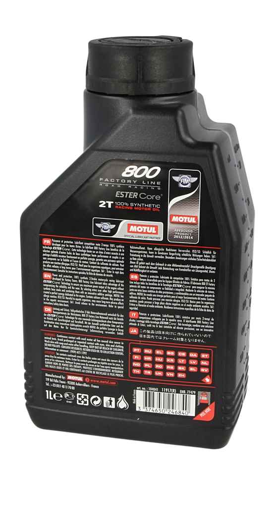Olej MOTUL 800 factory line road racing 2T 1 l — ujęcie 16