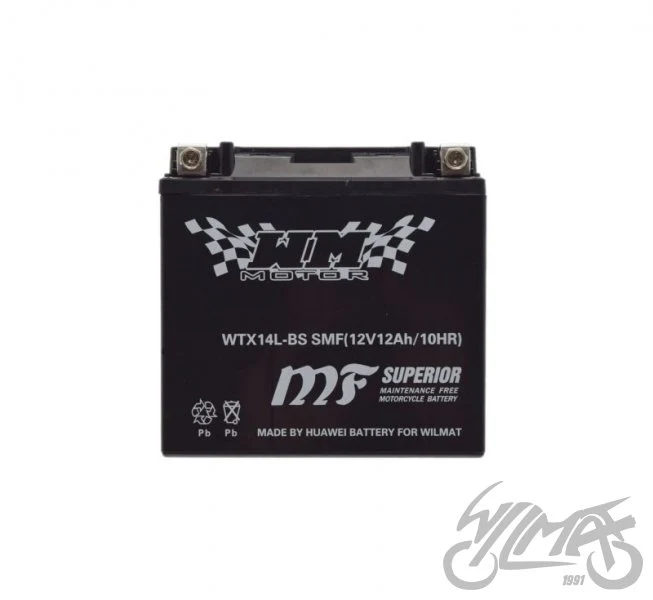 Akumulator WTX14L-BS (YTX14L-BS) 12 V SMF — ujęcie 1