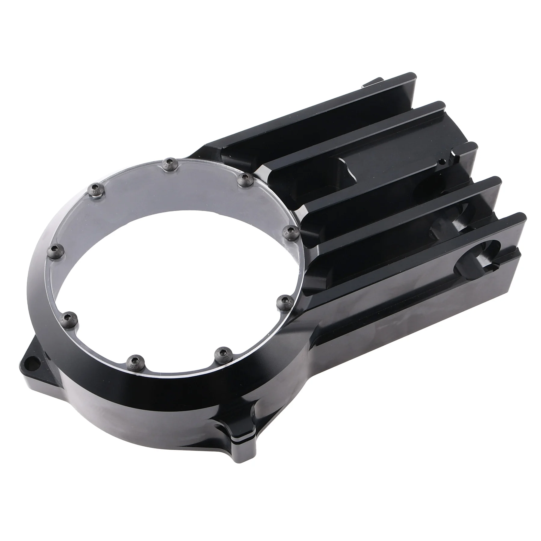 Pokrywa silnika prawa DPR Performance CNC Clear do Simson S51, SR50 — czarna — ujęcie 5