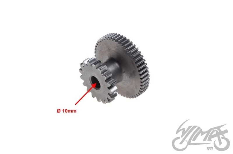 Koło pośrednie rozrusznika elektrycznego 125 GY6 4 — Kinroad XT125T-8 Wind Hunter / Longjia LJ150-QT4 — ujęcie 3