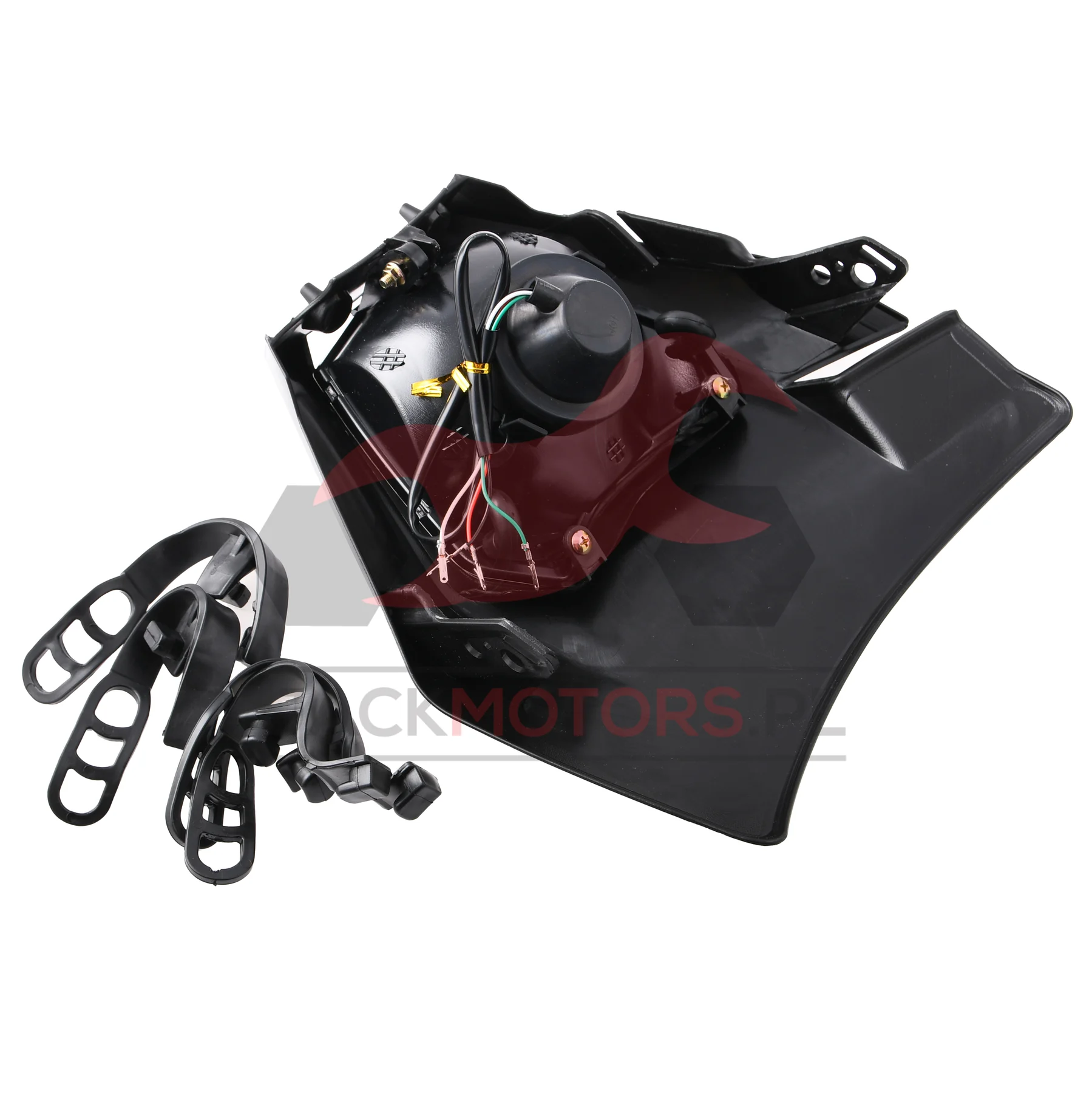 Owiewka uniwersalna Racing Force enduro LED V3 czarna — ujęcie 2