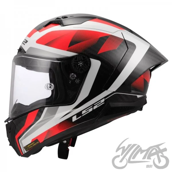 Kask LS2 FF805 Thunder gp Aero Raute WH.Red-06 — rozmiar M — ujęcie 2