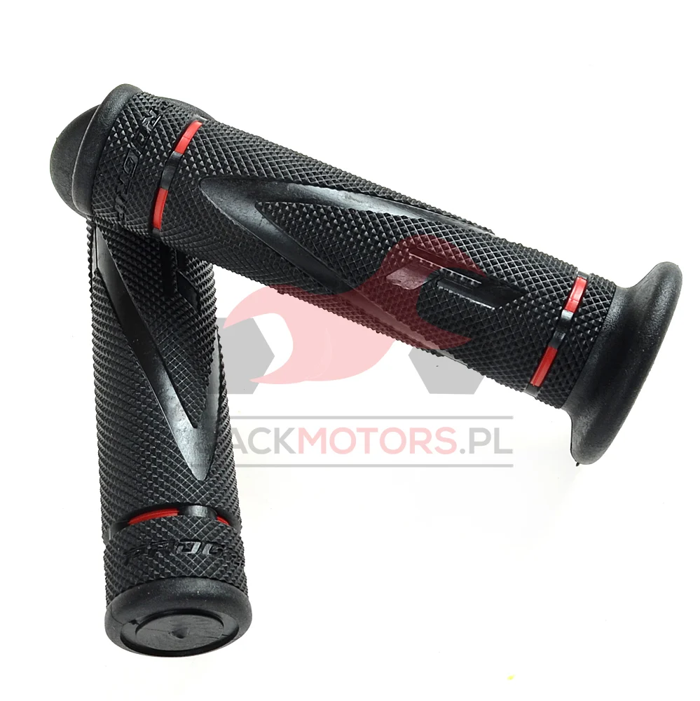 Guma manetki Progrip 838 czarno czerwona kpl.