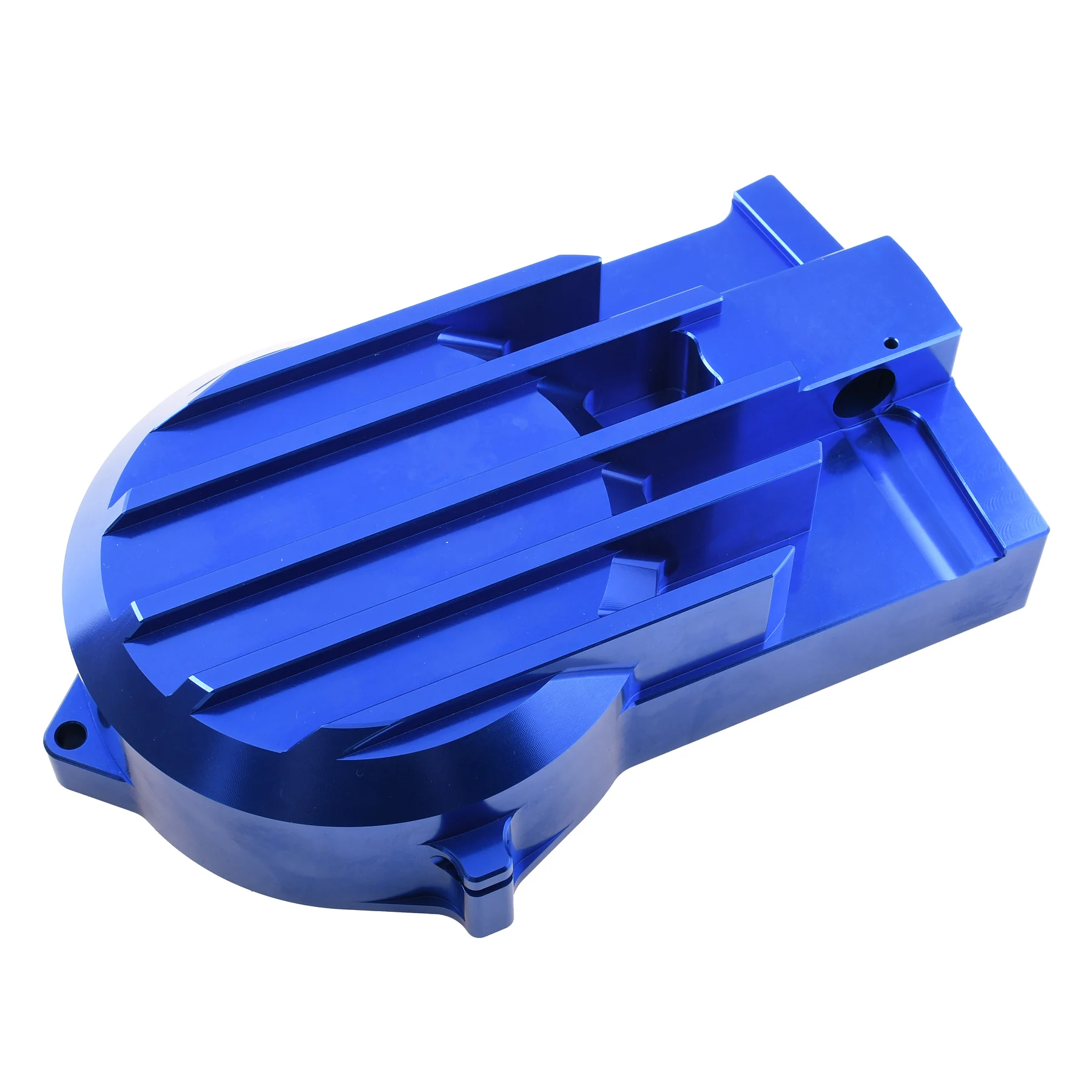 Pokrywa silnika prawa DPR Performance CNC do Simson S51, SR50 — niebieska — ujęcie 2