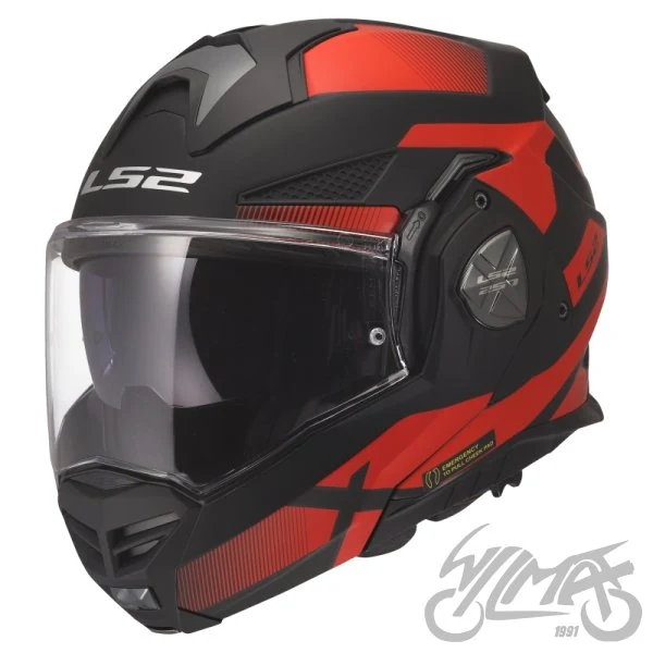 Kask szczękowy LS2 FF901 Advant X Nova Black Red — XXL — ujęcie 1