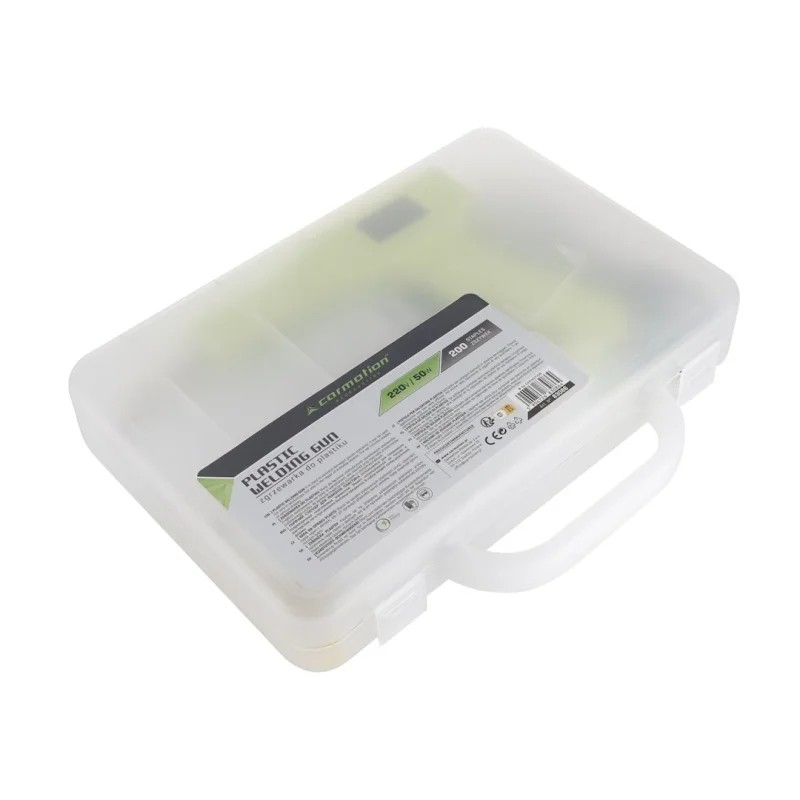 Zgrzewarka - zszywarka do plastiku 50W + 200 zszywek, obcęgi i nożyk — ujęcie 5
