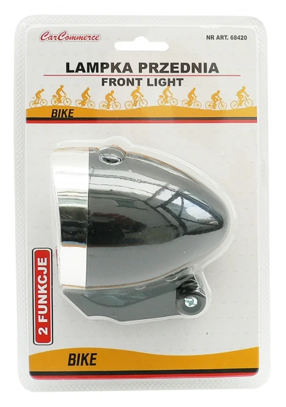 Lampka przednia czarna — ujęcie 2