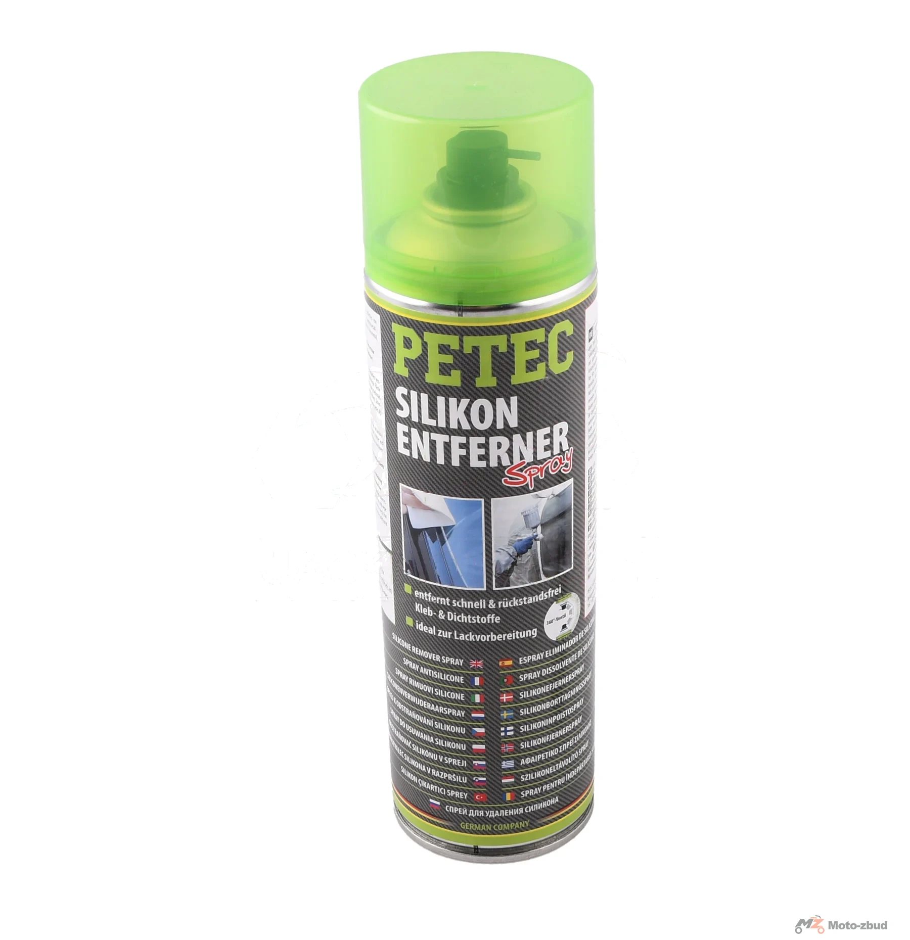 Środek do usuwania silikonu Petec silikonentferner spray 500 ml