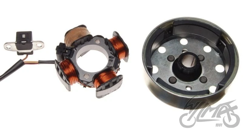 Stator iskrownik 4 cewki + koło magnesowe — ujęcie 4
