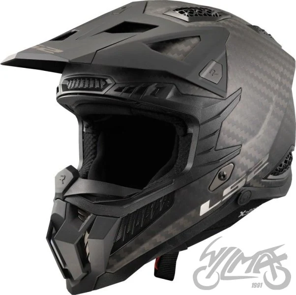 Kask LS2 MX703 C X-Force Fim Matt Carbon — rozmiar M — ujęcie 1