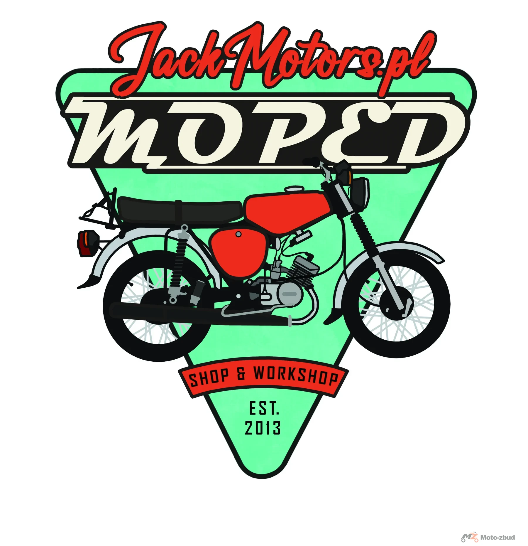 Naklejka Jack Motors Simson triangle