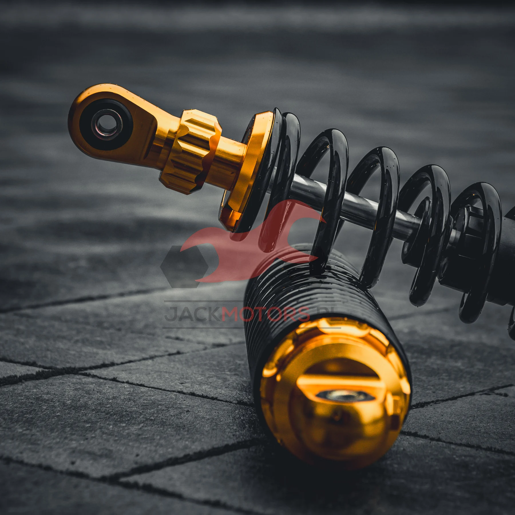 Amortyzatory Simson tył 380 mm czarno - złote premium kpl. DPR Performance — ujęcie 4