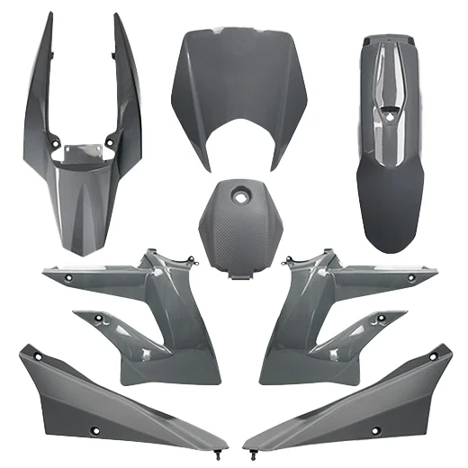 Plastiki Allpro szare Derbi Senda DRD racing / x-treme 2011-2017 r. kpl. — ujęcie 1
