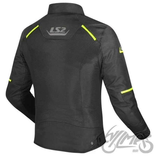 Kurtka LS2 Breeze męska Black Yellow S — ujęcie 2