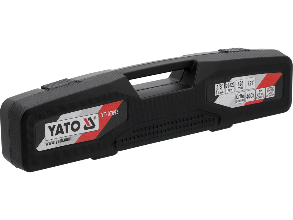 Klucz dynamometryczny 3/8" 20-120 Nm YATO YT-07693 — ujęcie 2