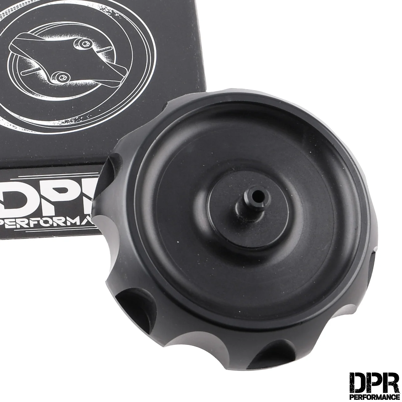 Korek zbiornika paliwa Simson aluminium CNC V5 czarny DPR Performance — ujęcie 1