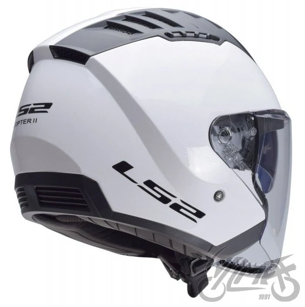 Kask LS2 OF600 copter II gloss White-06 — rozmiar XXL — ujęcie 3
