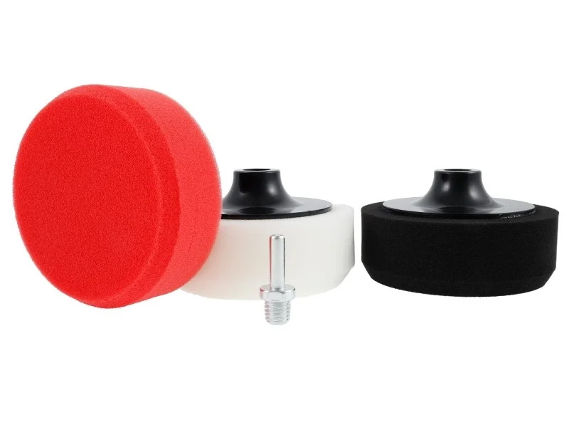 Zestaw gąbek do polerowania / padów polerskich 3 x 125mm + M14 — ujęcie 3