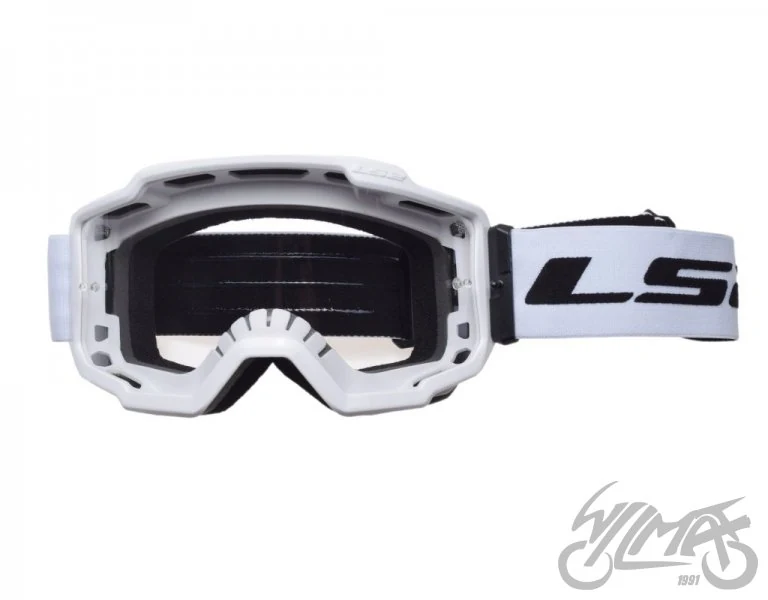 Gogle LS2 Charger białe clear visor — ujęcie 2