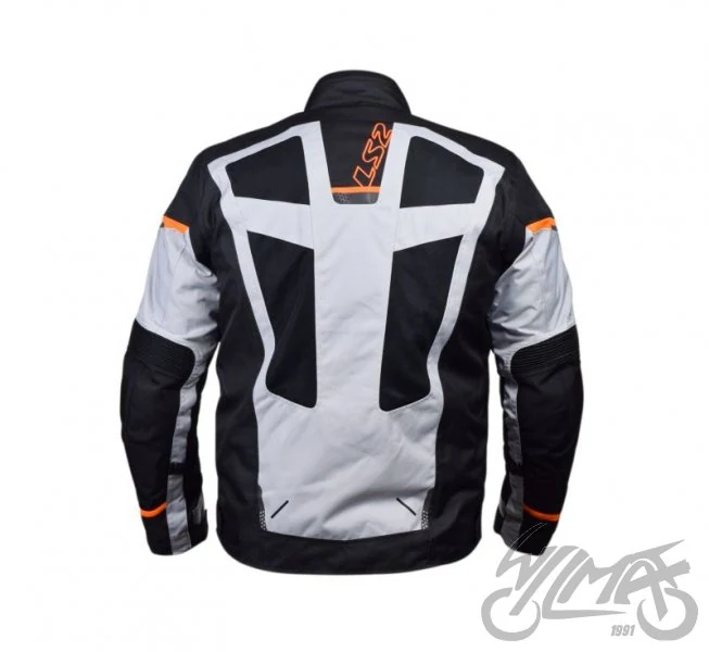 Kurtka motocyklowa LS2 Scout męska Black Grey Orange — L — ujęcie 2