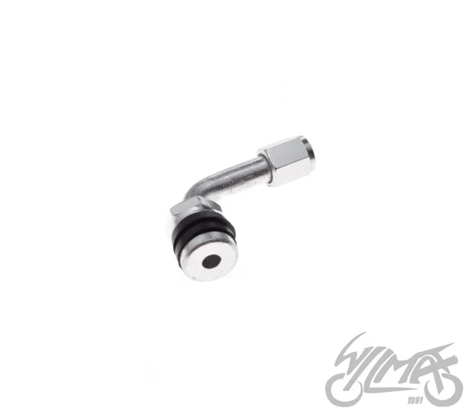 Wentyl koła kątowy skręcany — srebrny, 11,5 mm, długość 45 mm — ujęcie 3