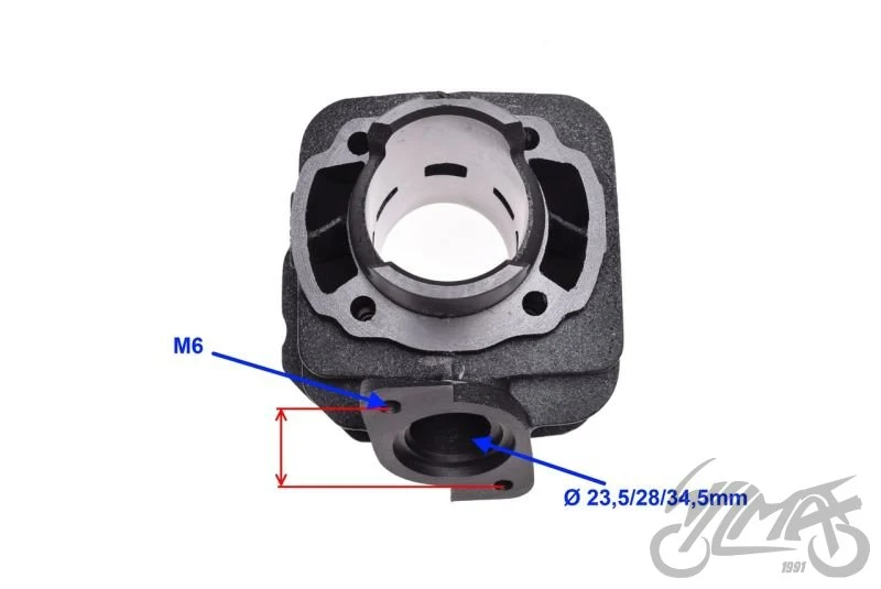 Cylinder 60 cm³ do Hondy, oznaczenie 44,00 — AY3009 — ujęcie 3
