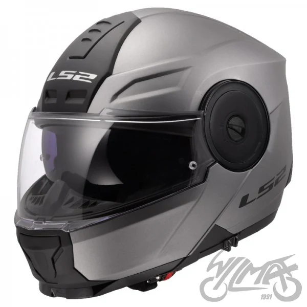 Kask szczękowy LS2 FF902 Scope II Solid Titanium — L