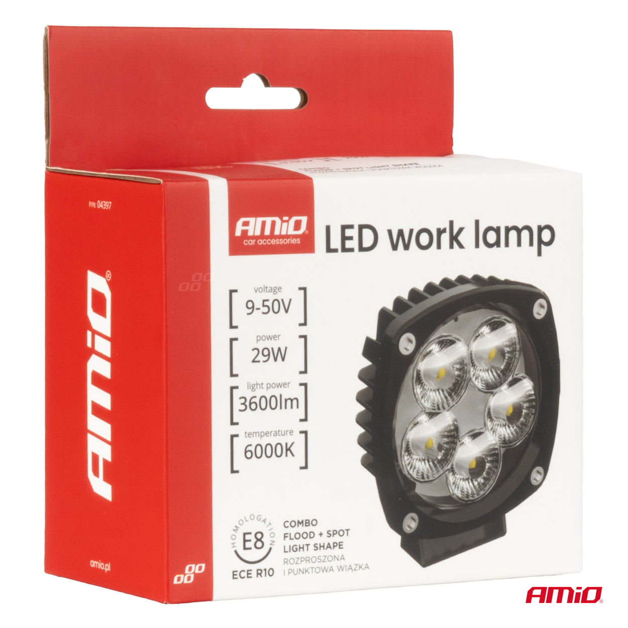Lampa robocza szperacz LED 29 W COMBO 12 V 24 V — ujęcie 8