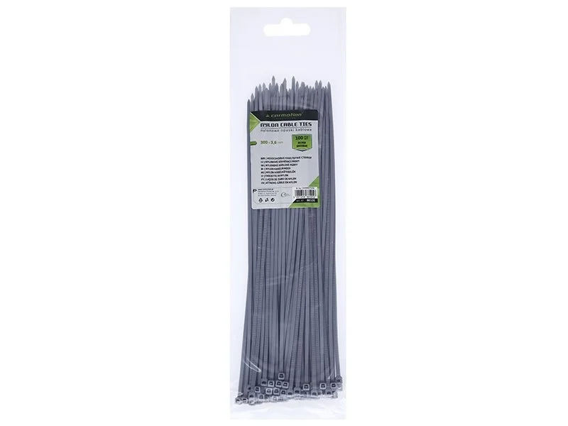 Opaska zaciskowa 300x3.6mm Srebrna 100szt. — ujęcie 3