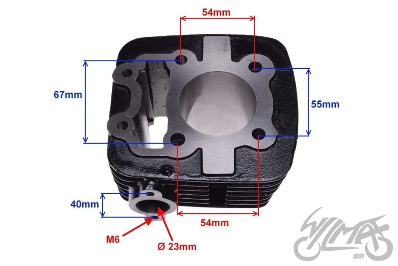 Cylinder do Bajaj 100 53,00 komplet — ujęcie 2