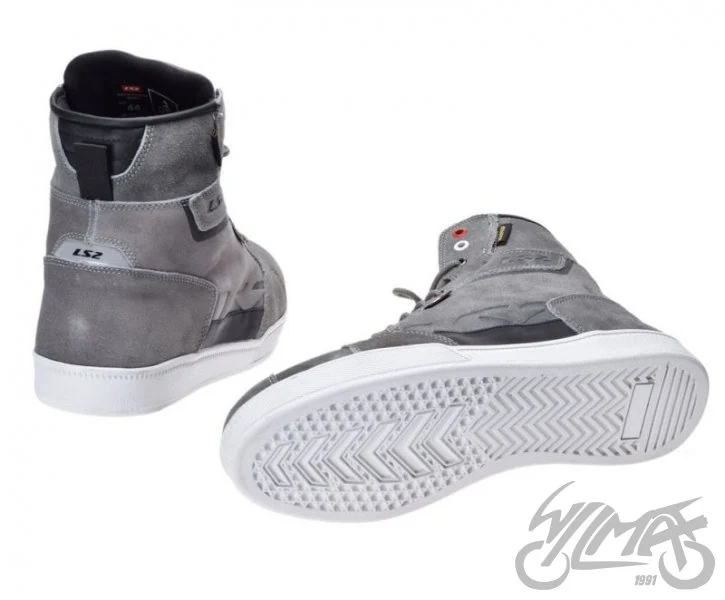 Buty motocyklowe LS2 Downtown WP — ciemnoszare, rozmiar 46 — ujęcie 2