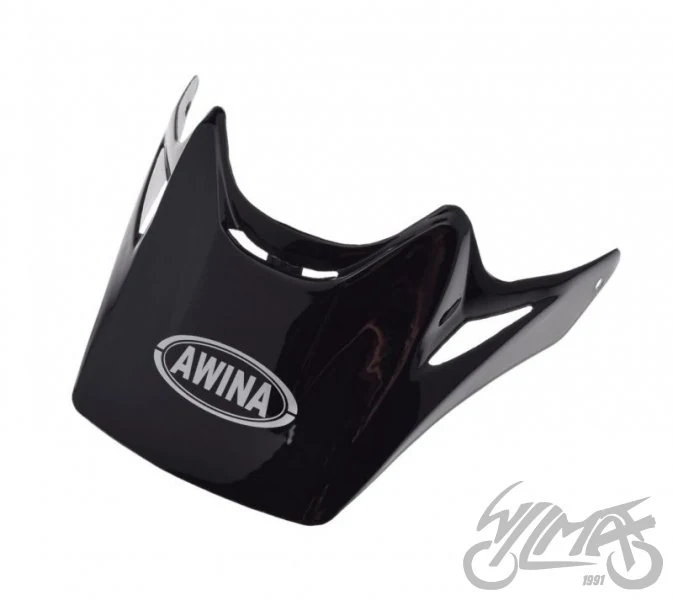 Daszek kasku enduro czarny AJ032