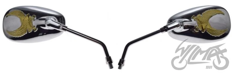 Lusterka chromowane Orzeł MP203 — M10, para