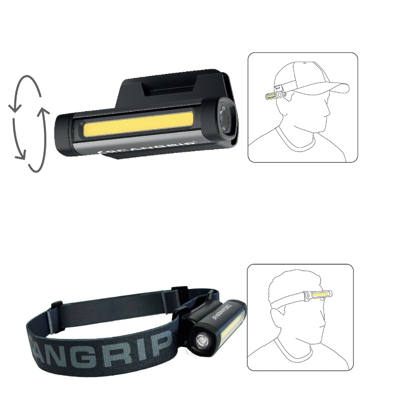 Lampa czołowa FLEX WEAR zestaw SCANGRIP 03.5811 — ujęcie 2