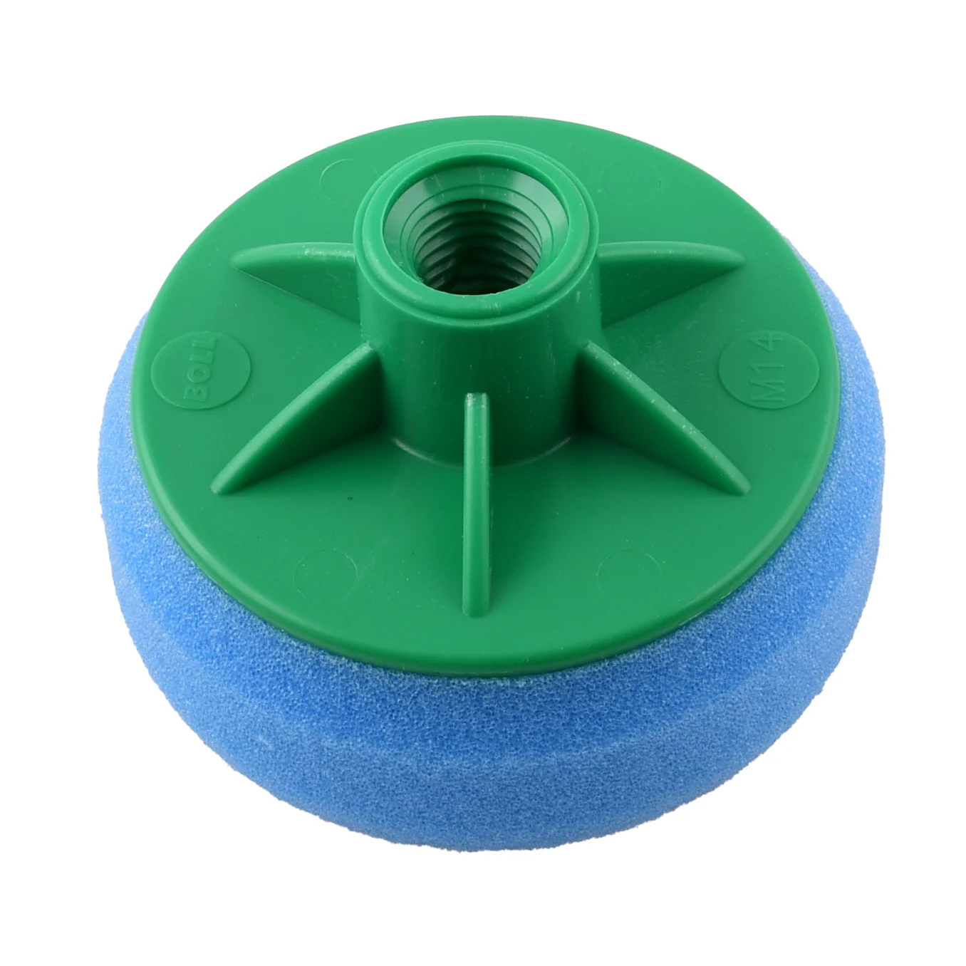 BOLL gąbka polerska mini 80 mm niebieska super twarda gwint M14 — ujęcie 2