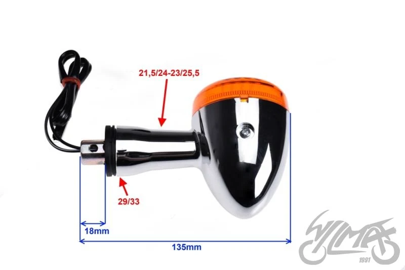Kierunkowskaz tylny prawy do Suzuki C800, M800 i C1500 — AL12106P — ujęcie 3