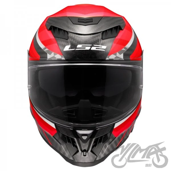 Kask LS2 FF807 Dragon Trax Red — rozmiar XL — ujęcie 3