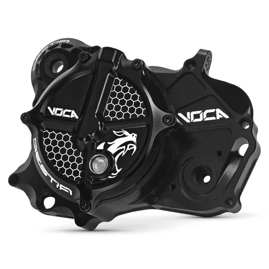 Pokrywa sprzęgła VOCA CNC Derbi D50B0 LC — czarna