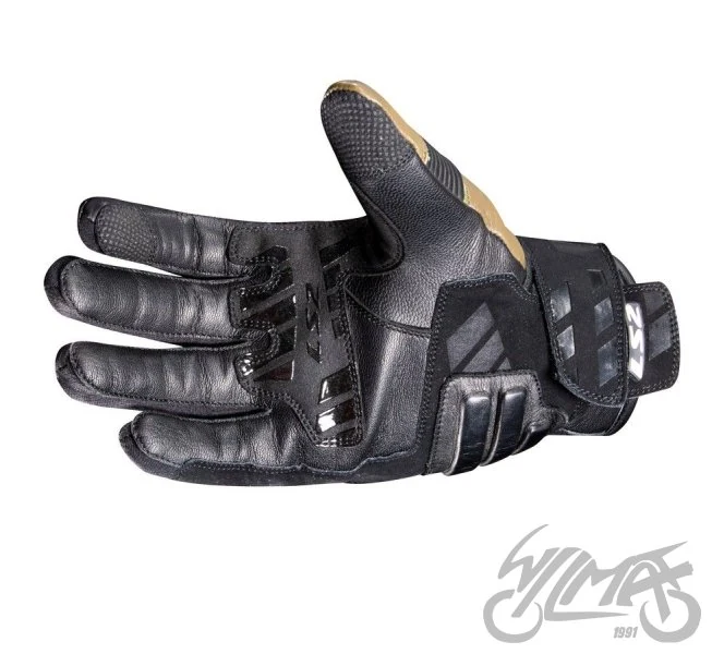 Rękawice motocyklowe LS2 Octane WP Leather męskie Black Brown — M — ujęcie 2